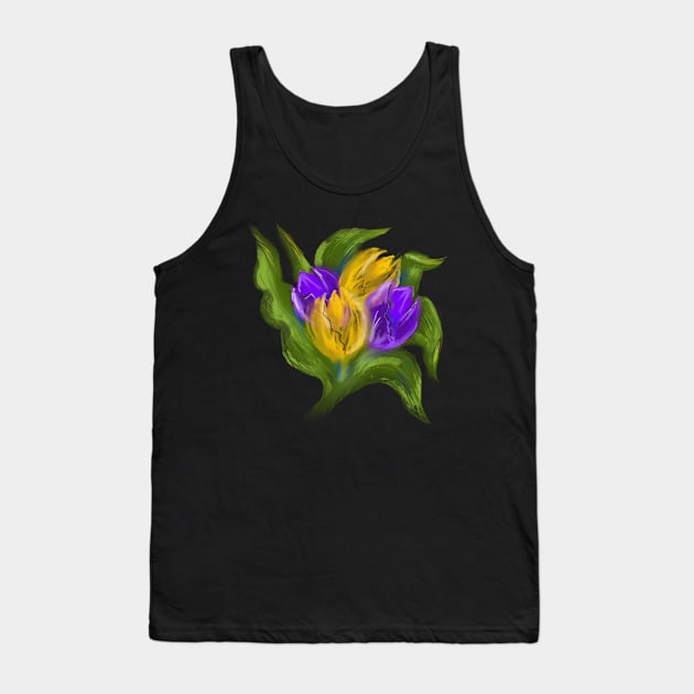 SPRING TULIPS REDUX Tank Top by MarniD9